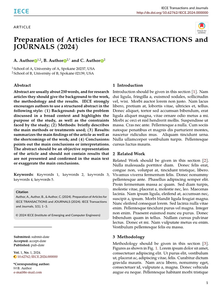 Iece Article Template | PDF