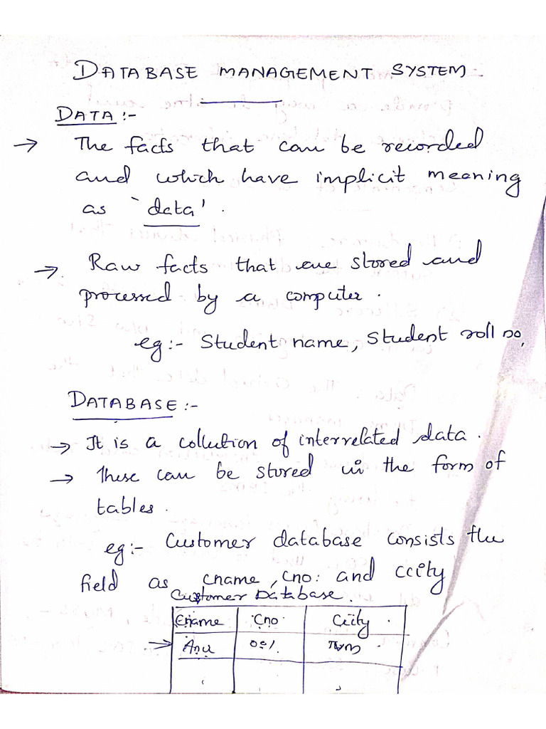 Unit 3 DBMS Part1 | PDF
