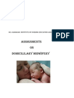 Domiciliary Midwifery R