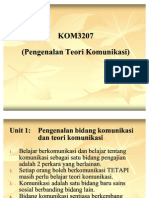 Pengenalan Teori Komunikasi