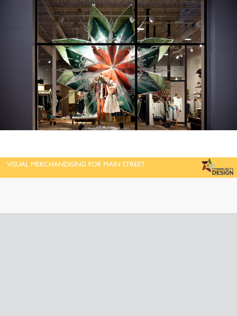 Visual Merchandising Store Front Display Workshop | PDF
