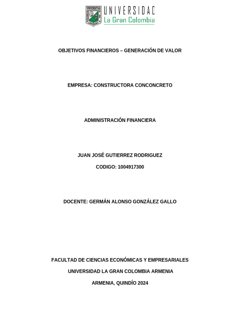Constructora Conconcreto | PDF
