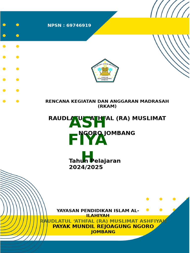 Contoh Cover 5 RKAM | PDF | Social Science | Science & Mathematics