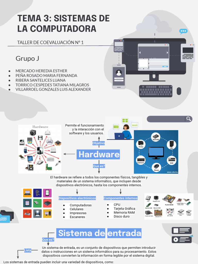Componentes y Sistemas de Computadora | PDF | Hardware de la ...