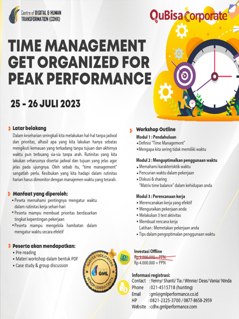 Time Management | PDF