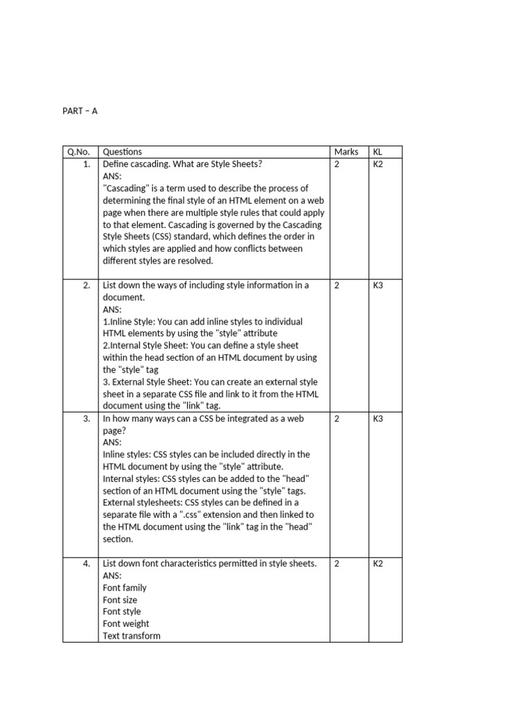 WT Unit2 QB | PDF