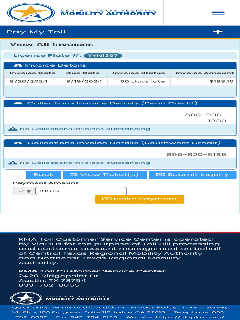 RMA Toll Invoice Processing Details | PDF | Business