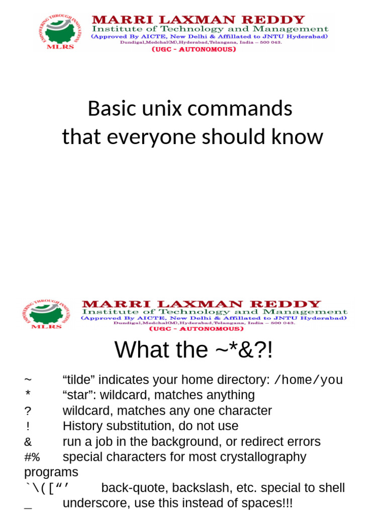 Unix - Commands in C | PDF