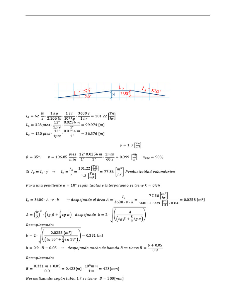 Ejemplo Resuelto 1 Cintas | PDF