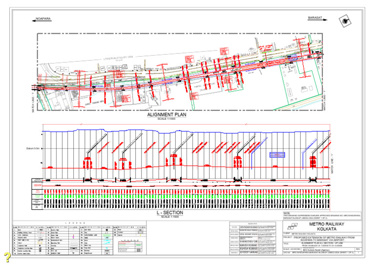 Alignmentplanlsection-Uplinech7 0kmtoch8 0KM | PDF