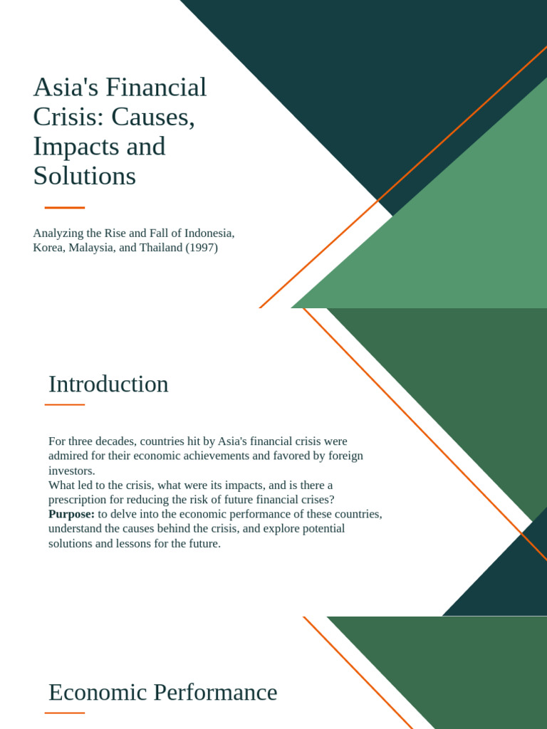 Asia's Financial Crisis (Fatima Gul) | PDF