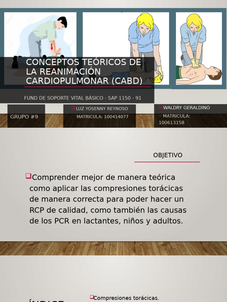 RCP: Protocolo CABD en Niños y Lactantes | PDF | Relaciones personales ...