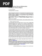 Download CDM Teaching Discrete Mathematics to Computer Science Majors by jpaulino SN7735839 doc pdf