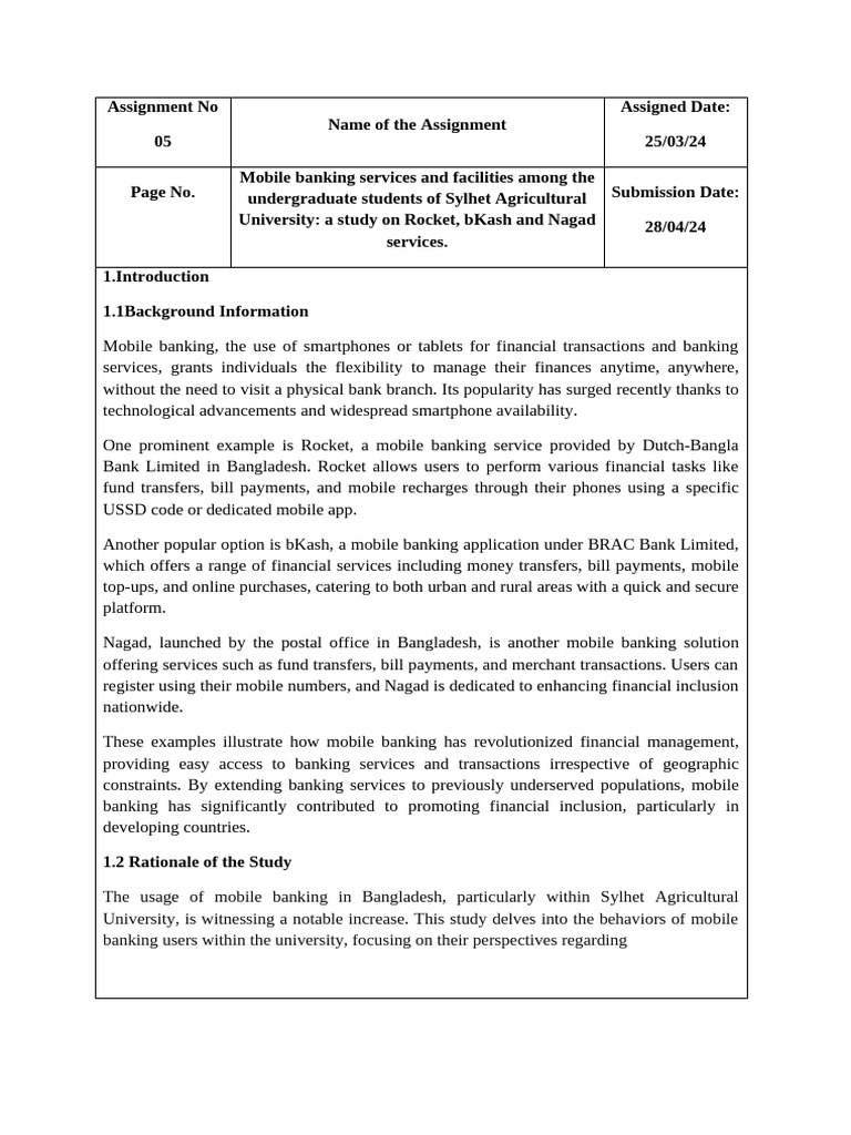 Mobile banking pdf mobile phones banks