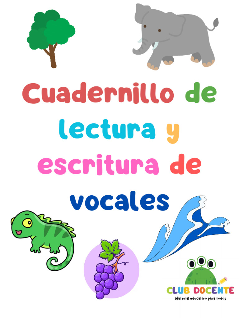Actividades de escritura con vocales | PDF