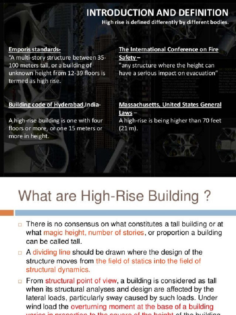 High Rise Building PDF