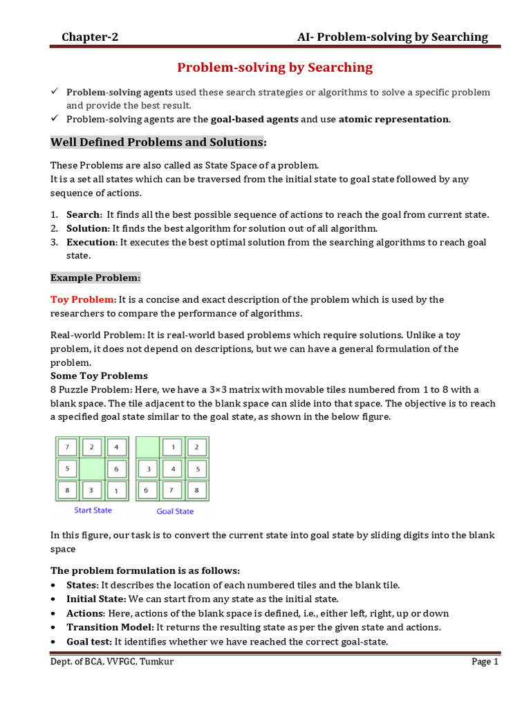 Problem solving by searching pdf