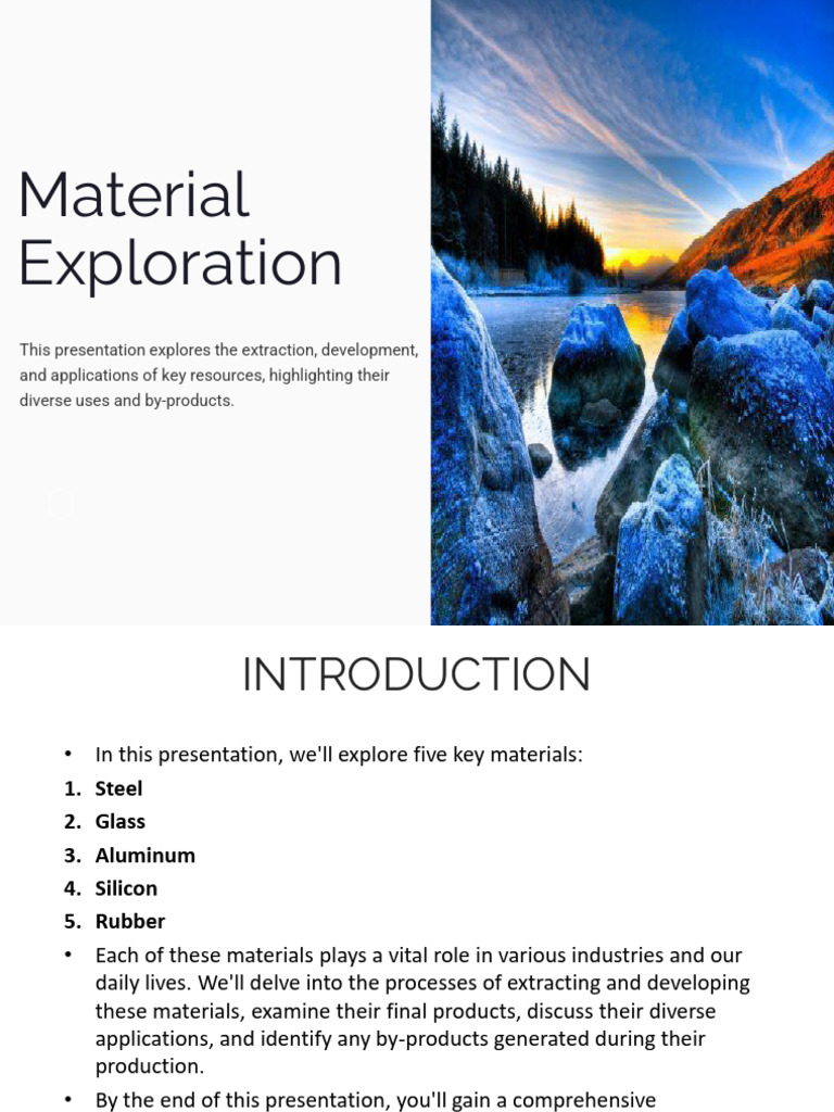 Material Exploration | PDF