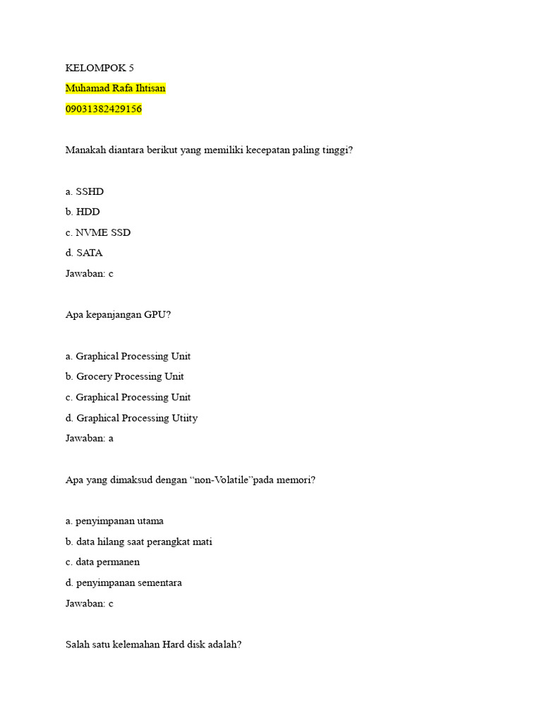 Kelompok 5 | PDF | Computer Engineering | Electronic Engineering