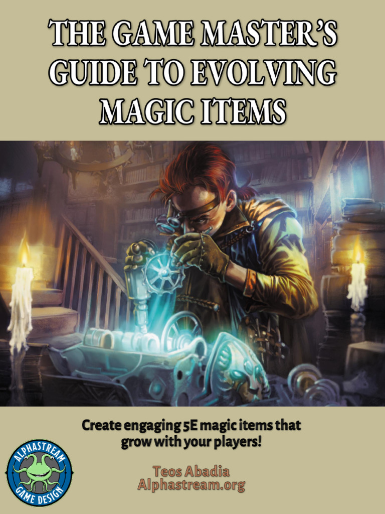 Game Masters Guide To Evolving Items | PDF