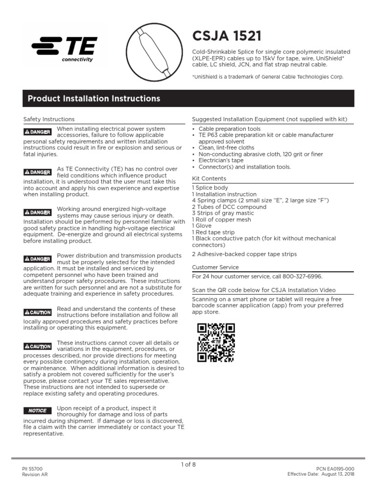 Csja 1521 Eng - LD - Pii-55700 - Ar1 (820827) | PDF