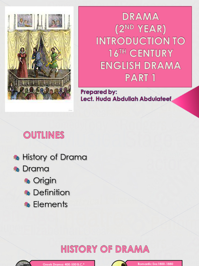 Intro 16th C. Drama | PDF