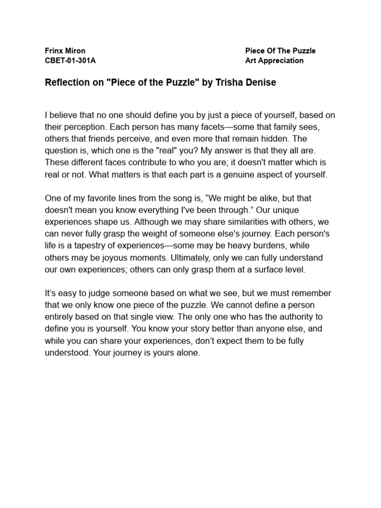 Reflection (Art App) | PDF