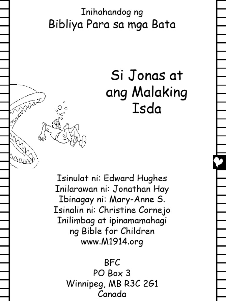 26 Jonah and The Big Fish Tagalog CB | PDF