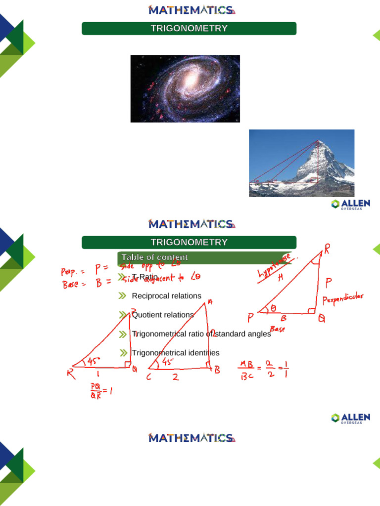 Introduction To Trignometry 4 Pdf