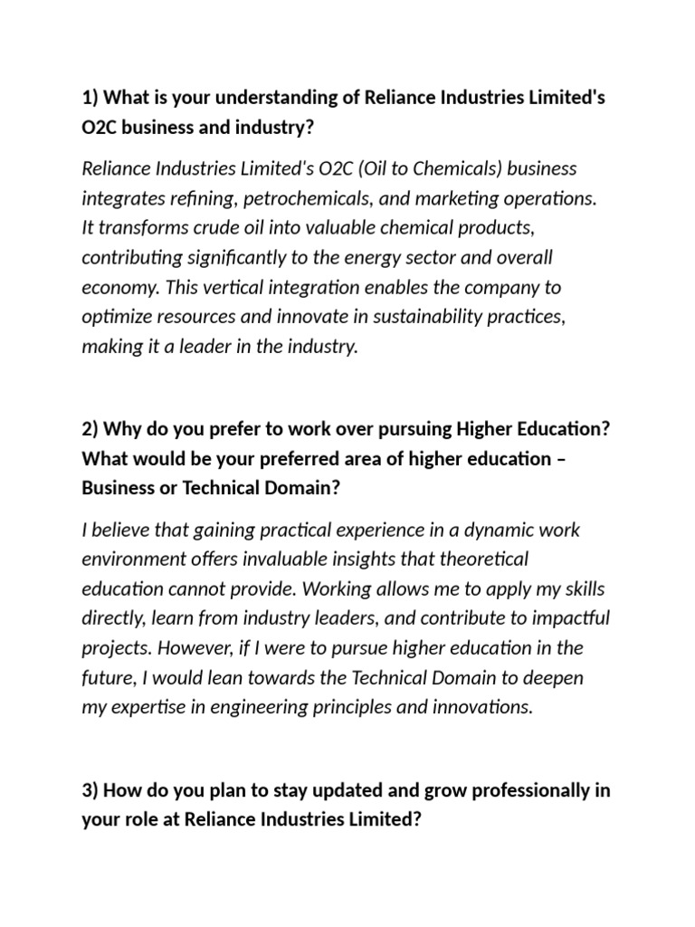 Reliance | PDF