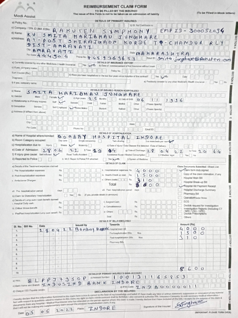 Claim Form Updated Pdf