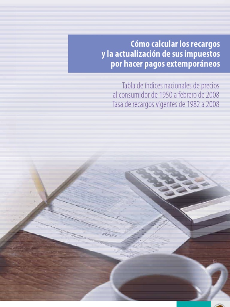 Como Calcular Recargos y Actualizaciones | PDF | Índice de precios al ...
