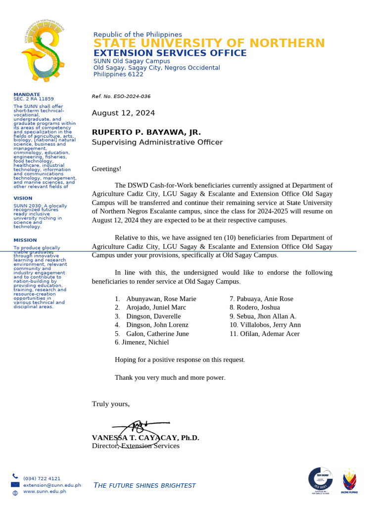 Reassign of Respective Area OS | PDF