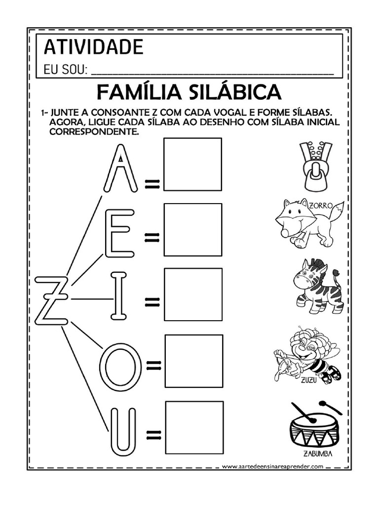Atividades com z pdf