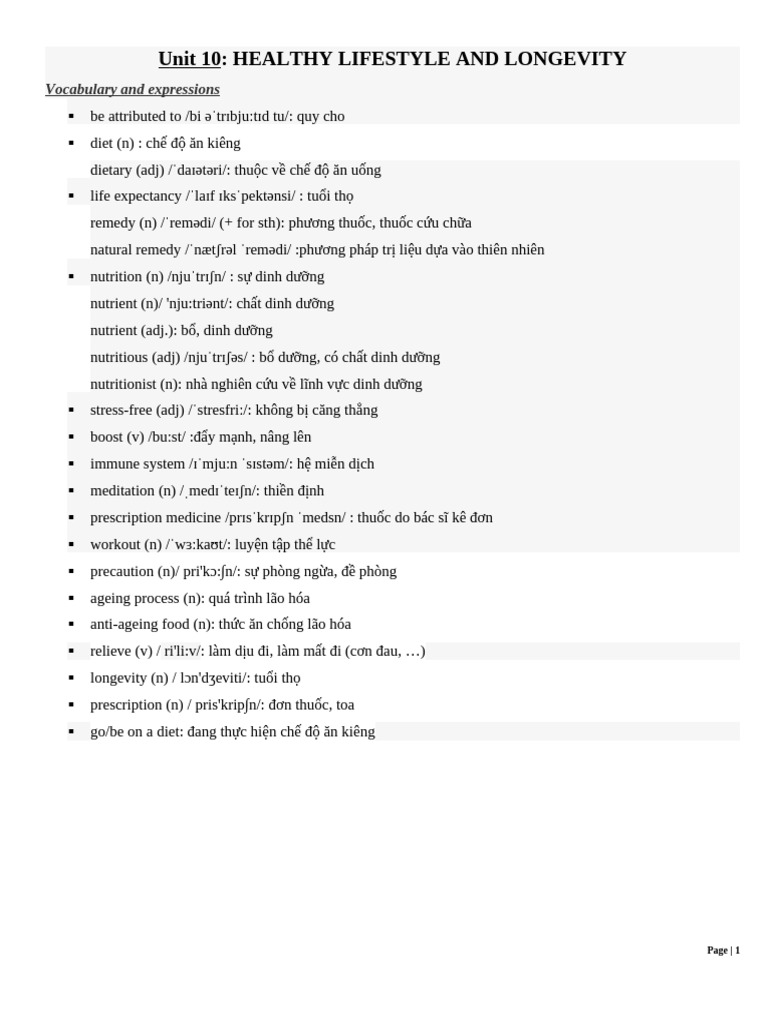 Unit 10 - 11 | PDF