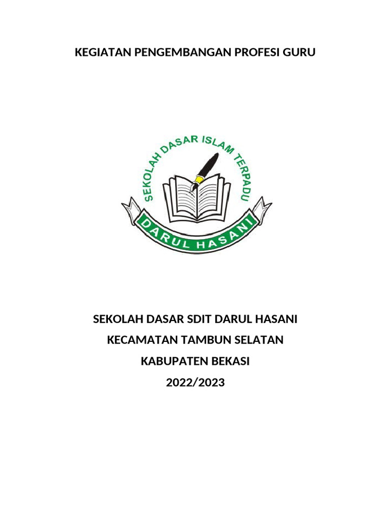 Kegiatan Pengembangan Profesi Guru | PDF