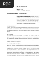 Acta de Entrega de Inmueble