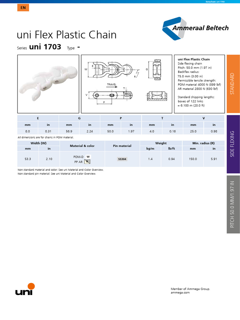 Datasheet Uni 1703 en | PDF