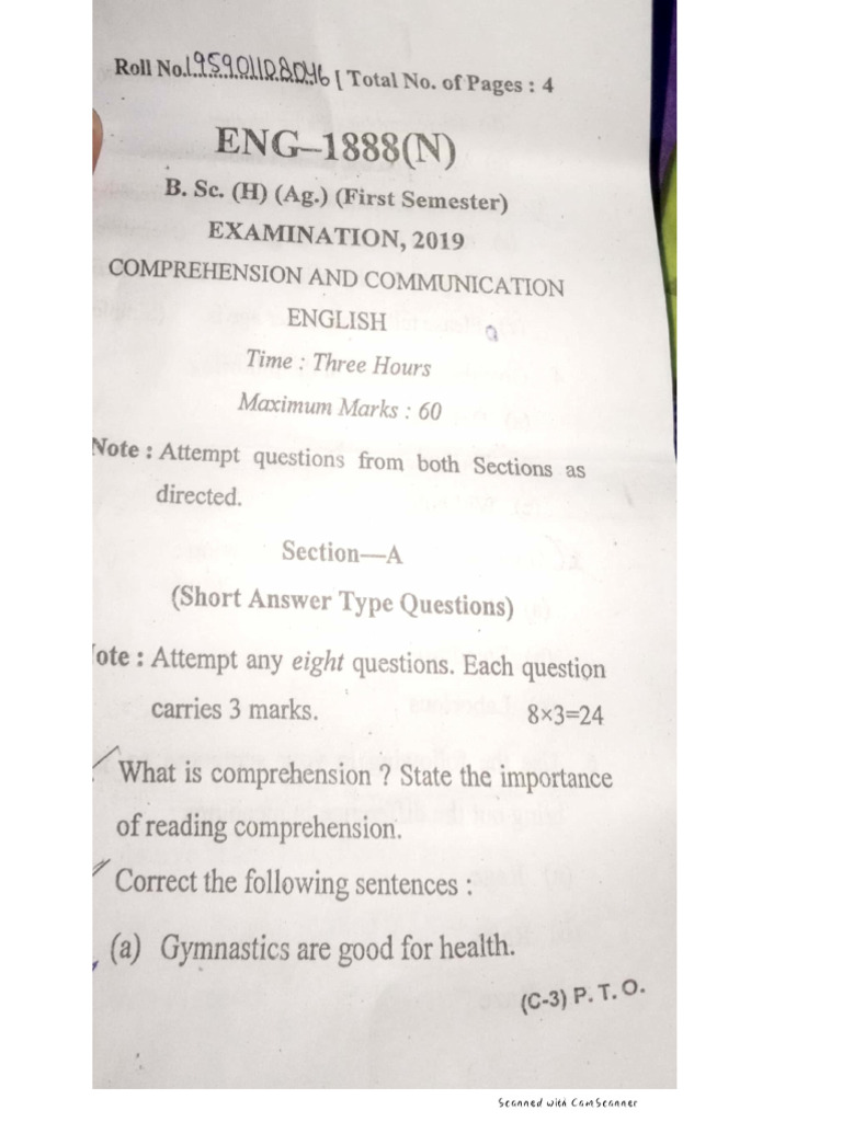 1st Sem English | PDF