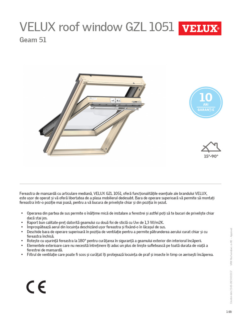 GZL 1051 Fereastra | PDF