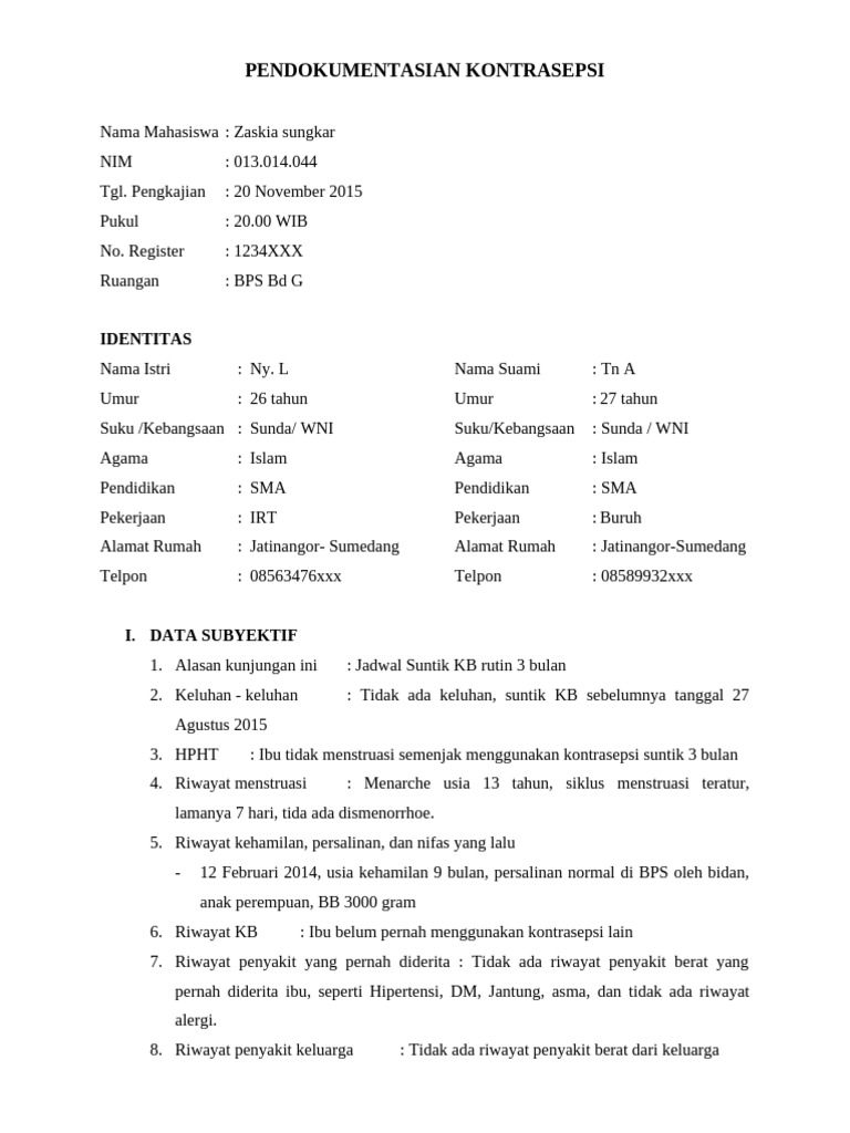 Contoh SOAP KB | PDF