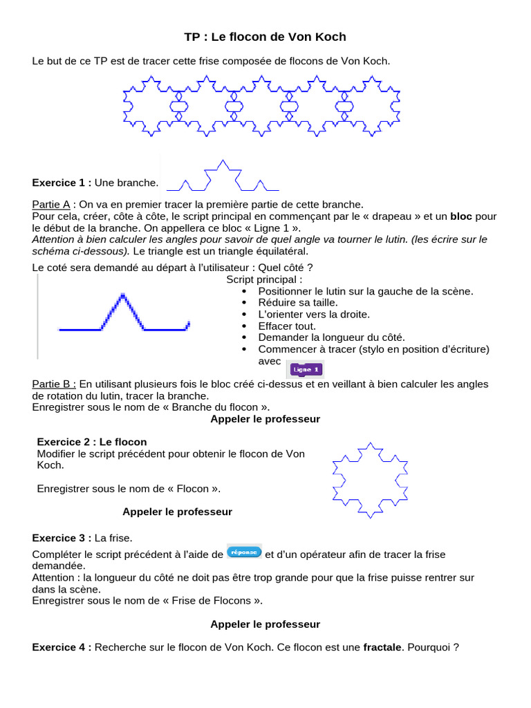 Flocon Von Koch PDF — free download