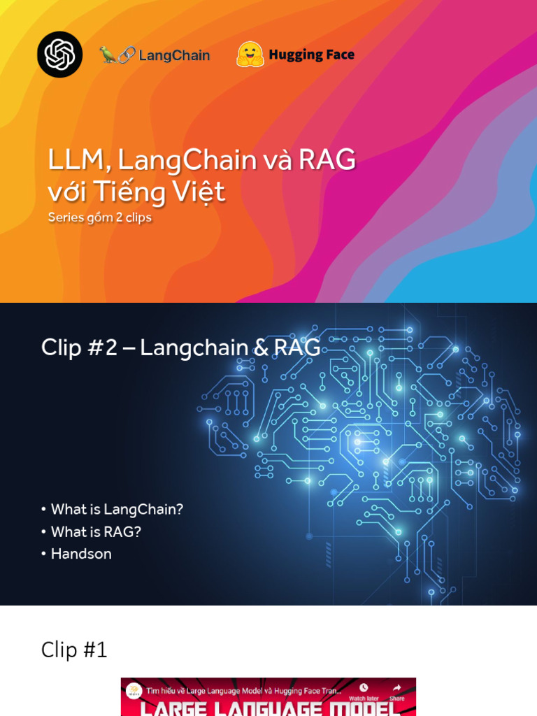 LLM, LangChain Và RAG | PDF