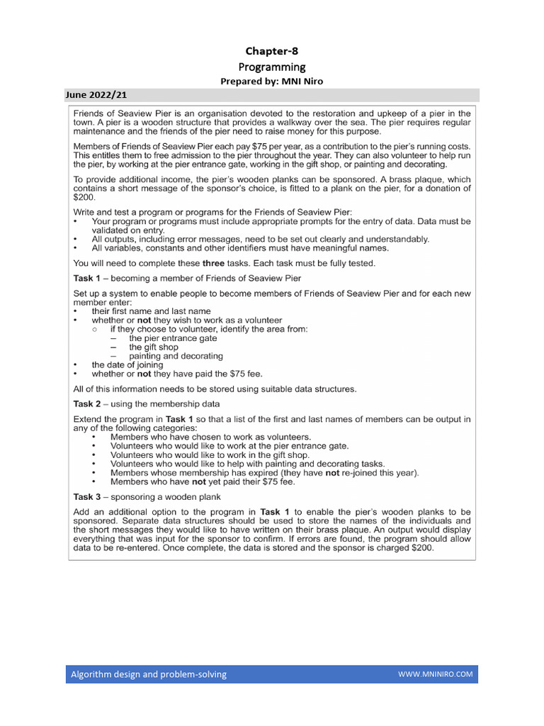 Chapter 8 QP | PDF