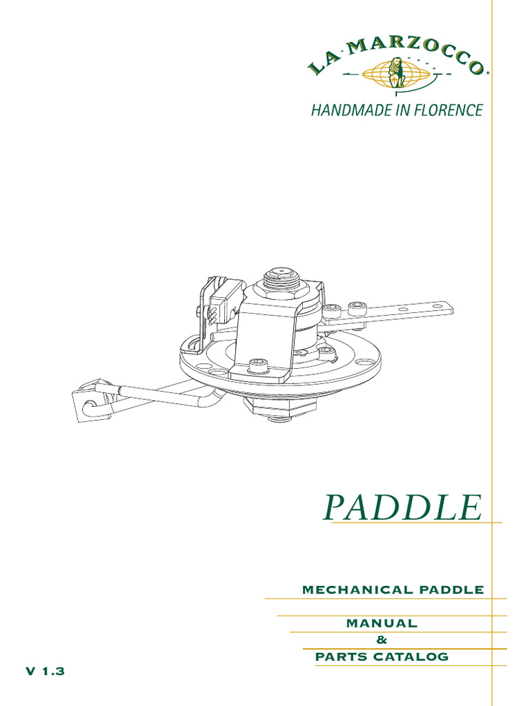 Paddle Manual Parts Catalogue V1.3 | PDF