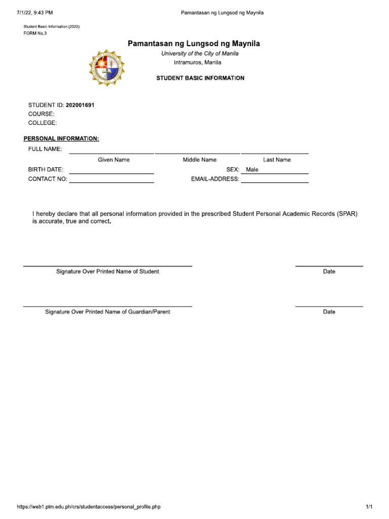 Form 3 | PDF