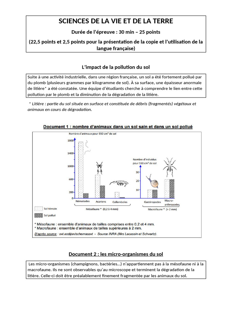 L Impact de La Pollution Du Sol | PDF | Sciences sociales | Sciences et ...