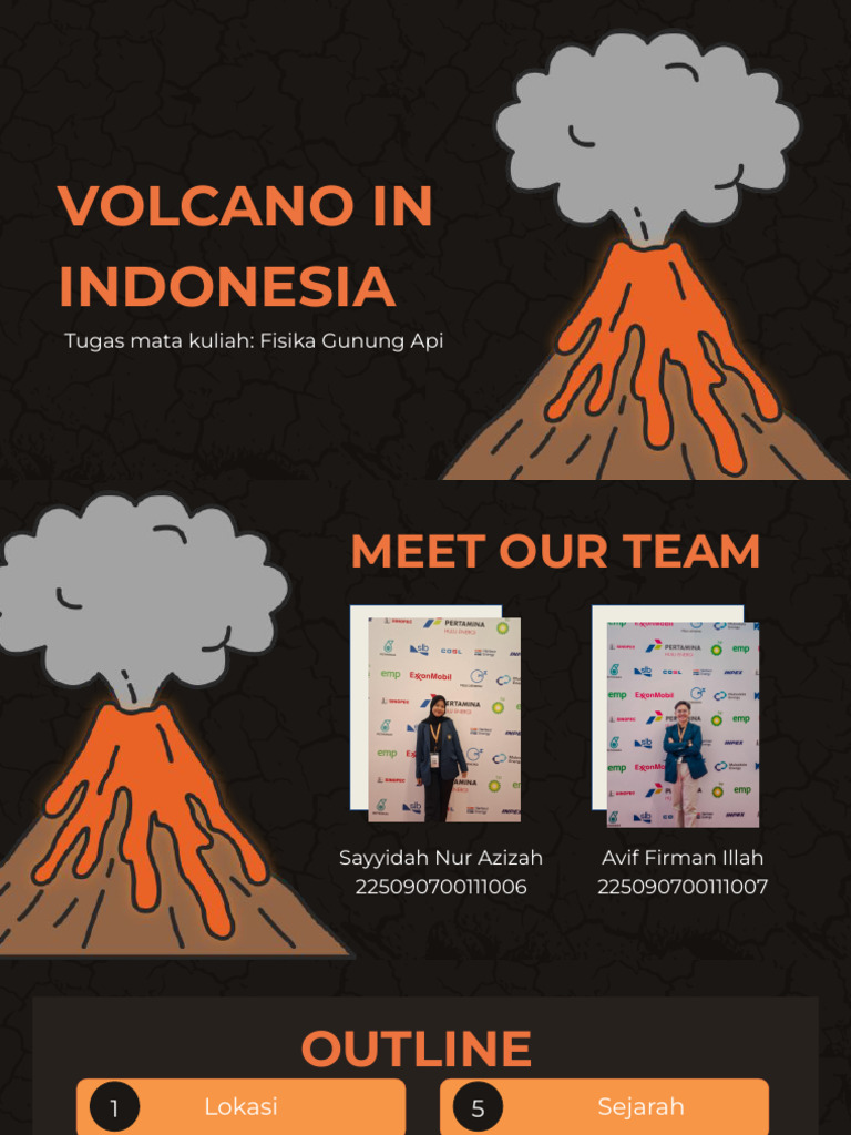 Tugas Gunung Api Aktif Di Indonesia - Semeru Dan Agung | PDF