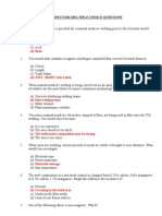 Cswip 3.1 Welding Inspector - Multiple Choice Question, Dec 7, 2007