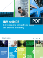 Ibm Soliddb: Delivering Data With Extreme Speed and Extreme Availability